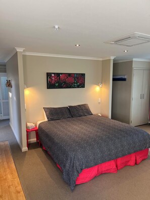Superking bed - splitable into two long singles on request.