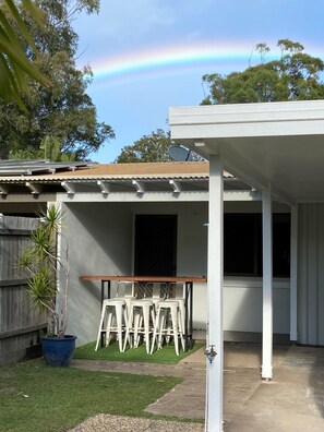 Rainbow over the Swans Nest 🌈
