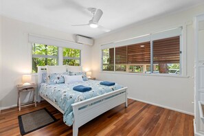 Master bedroom - all bedrooms have their own A/C