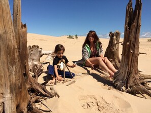 great fun at the dunes. Dunes only 5 miles away!