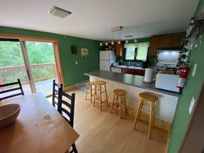 Kitchen and dining area.