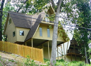 Back Of Chalet Overlooking Scenic Highway 7