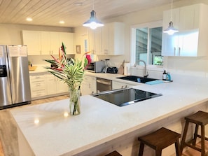 Newly remodeled kitchen