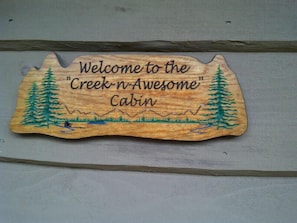 WELCOME TO THE CABIN!