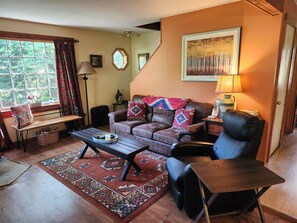 Living room, comfy couch 
