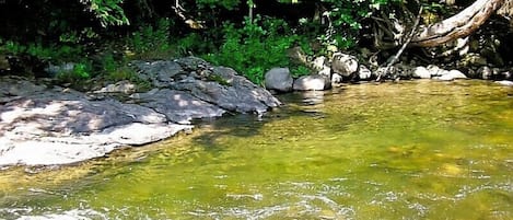 swimming hole on property 