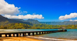 Hanalei Bay Pier Mountain View - Hanalei Bay Pier Mountain View