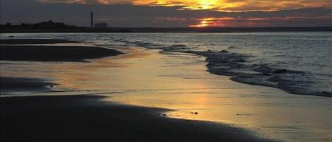 Beautiful sunsets and sandbars at low tide