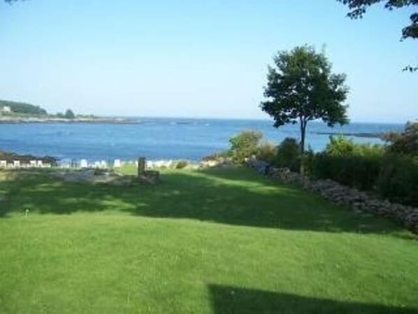 View fromlawn our of Cape Neddick Harbor