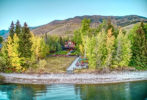 Extremely rare legacy "grandfathered"  N lakefront access & private shoreline. 