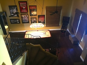 Game room from second story.