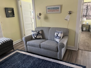 Living Room with pull-out twin bed