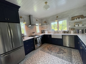 Recently renovated kitchen 