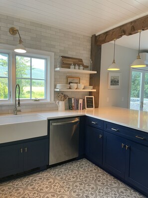 Recently renovated kitchen 