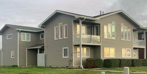 Exterior. North is on the left