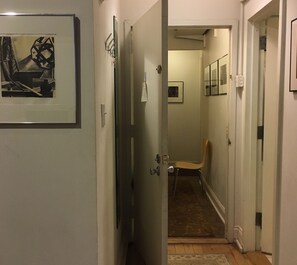 Entrance and private hall