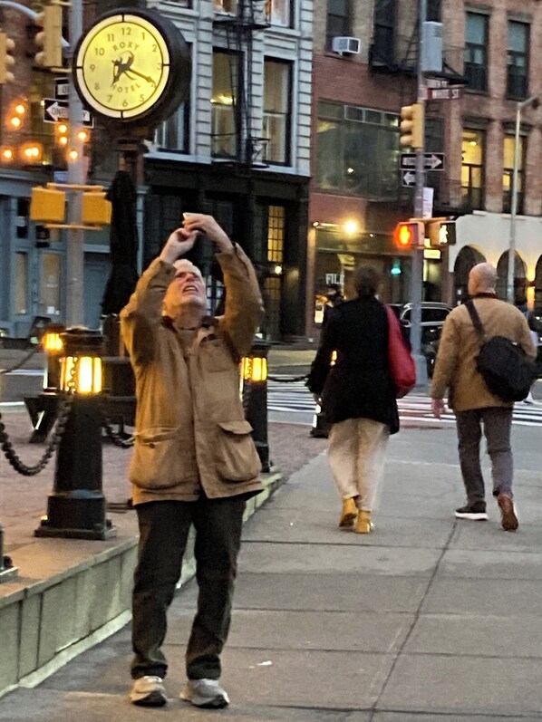 Taking pictures in Tribeca