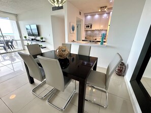 Dinning area and kitchen
