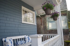 Beautiful Porch is a great place to relax and have a cocktail after the beach

