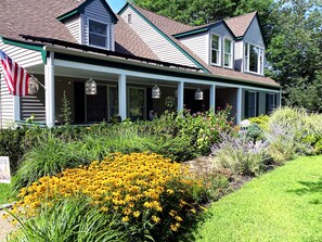 The front of the house