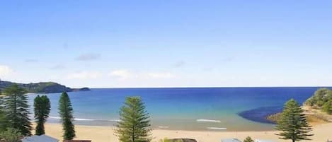 Vue sur la plage/l’océan