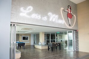 Indoor Sports and gaming.