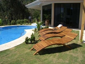 Poolside lounge