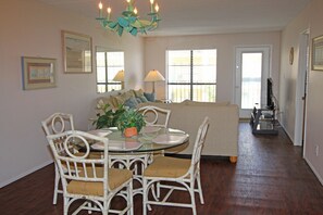Dining and living room view