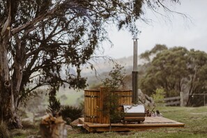 wood-fired hot tub 