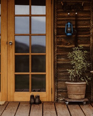 Entry to the living area.