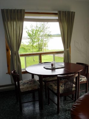 View from dining table