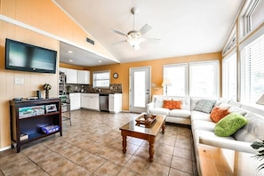 Living Area - Open Concept Floor Plan