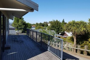 Deck early morning sun