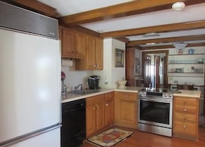 New floor and appliances