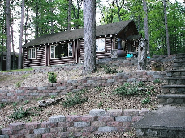 Looking up to the Cottage from the Lake