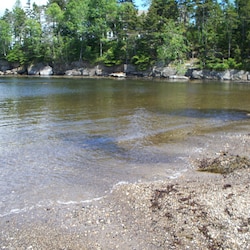 Another view of the Little Harbor, our private beach at half tide.