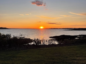 Watch the sunset from the couch or the front yard.