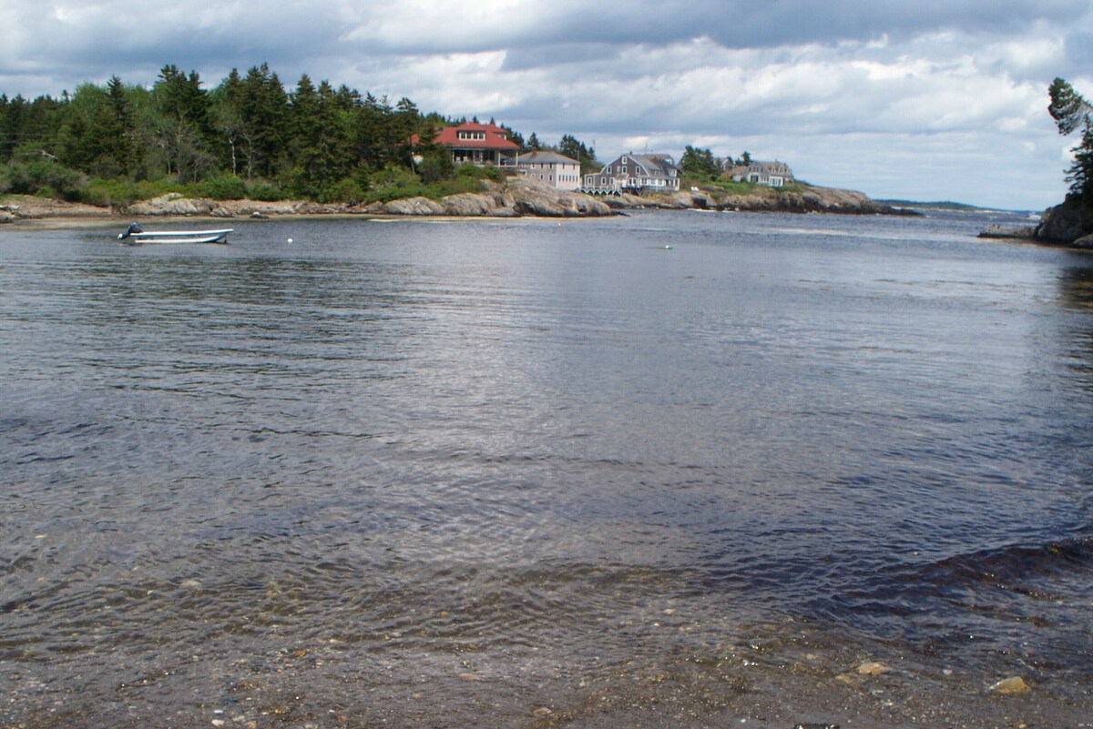 Johnson Homestead. One level living, ocean view with semi-private beach access.