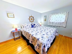 Primary bedroom with King bed