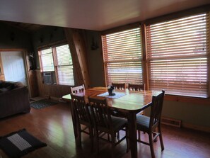 Dining area in the Pine Unit.