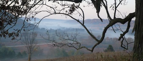 View from a hill near Bear Valley Outdoor Inn.