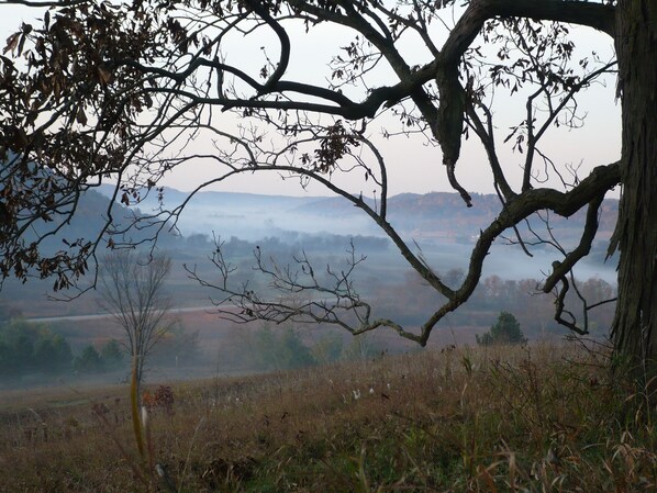 View from a hill near Bear Valley Outdoor Inn.