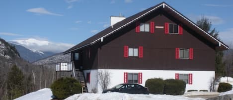 View of Exterior and Mt. Washington