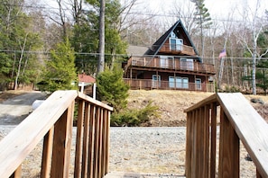 House from lake