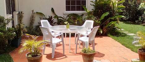 Patio#1:Great for sun bathing, relaxing, alfresco dining & enjoying cool breezes