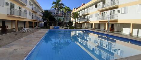 #Piscina apartamento Praia Grande