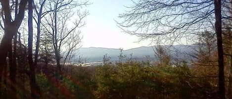 View of the Mountains from the porch.