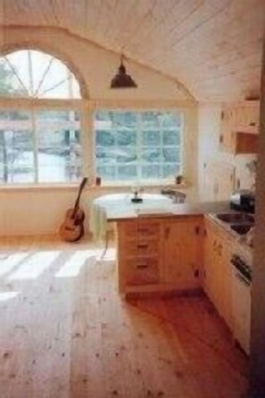 Kitchen (note the water view beyond)