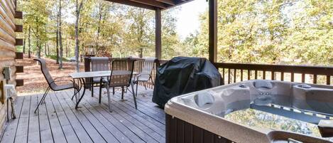 The Hot Tub is Ready to Relax In