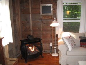 Fireplace Inside Cottage